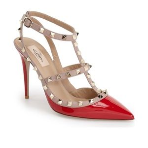 Rockstud T-Strap Pump